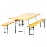 Baštenski set STOUT- sto + 2 klupe 200 x 80