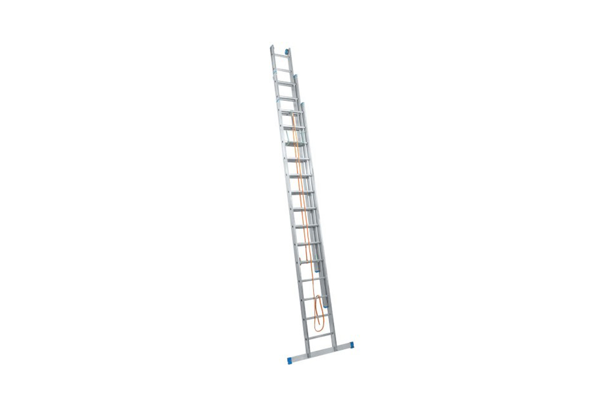 068321 Merdevine aluminijumske 3 x 16 istezajuće - Slika 1