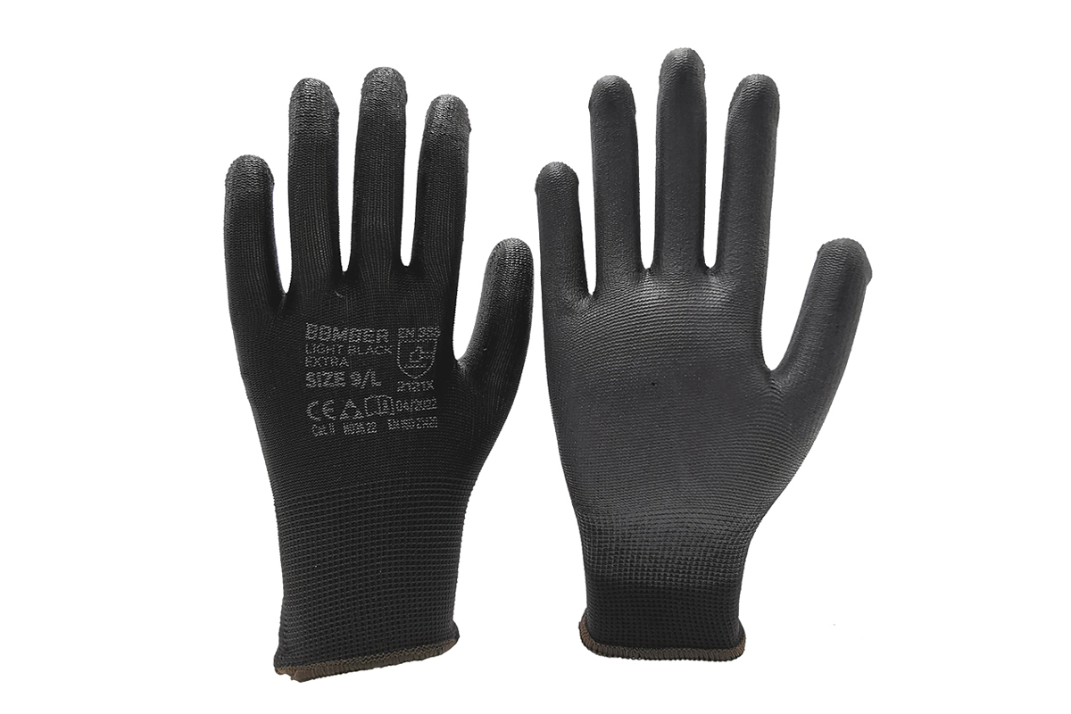 074912 Rukavice Bomber Light Black 9 extra - Slika 1