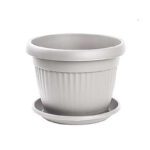 Gardino - mediteran saksija sa podm. 55cm bela