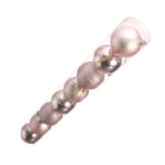 Pink plastične dekorativne kuglice, 6.5 cm, set 8/1